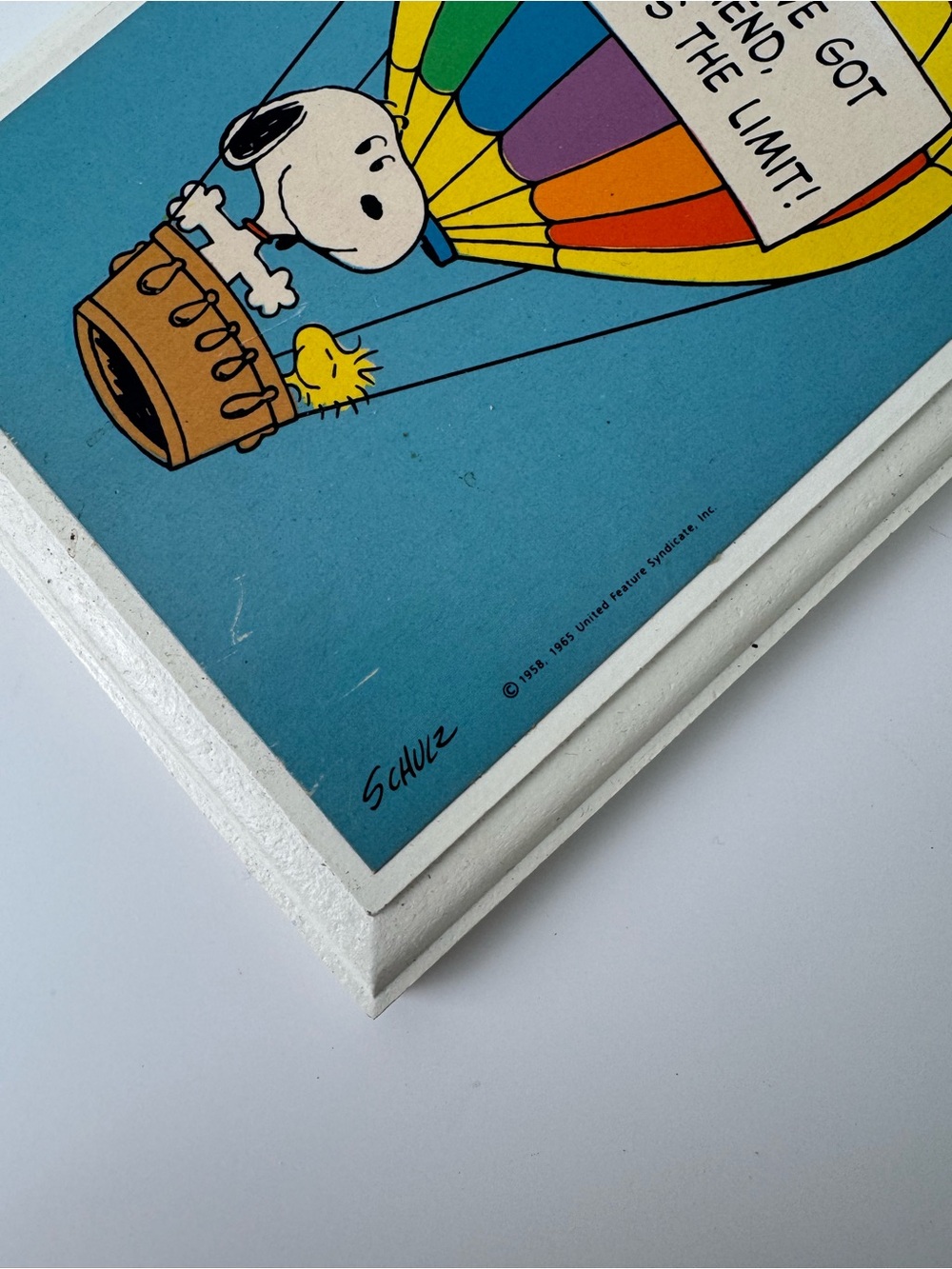 Vintage Snoopy Hallmark Wood Plaque - Picture 3 of 6